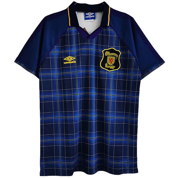 Scotland partita di calcio retrò in casa maglia da calcio sportiva da uomo 1994-1996